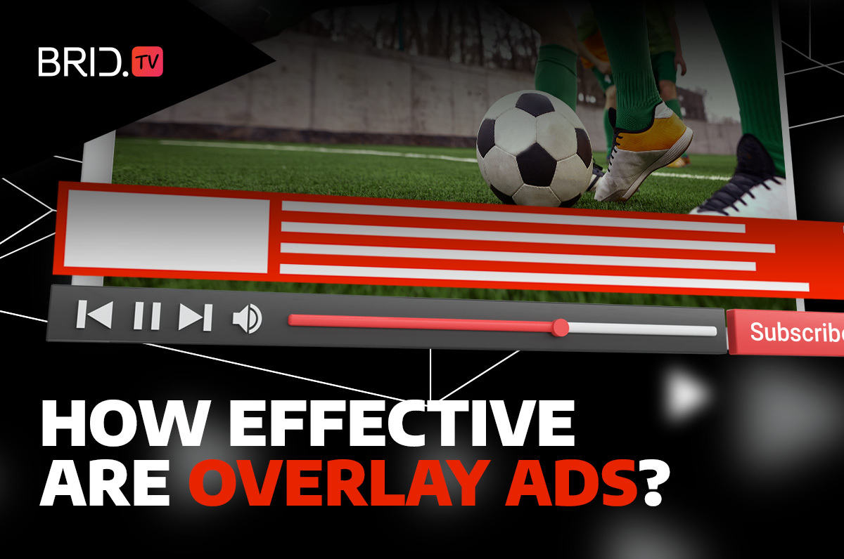 how effective are overlay ads in front of a video player playing a football game