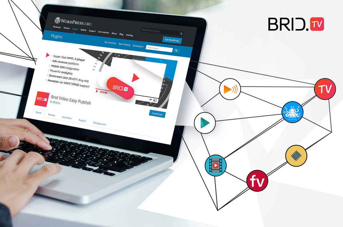 Wordpress video hosting sites by BridTV