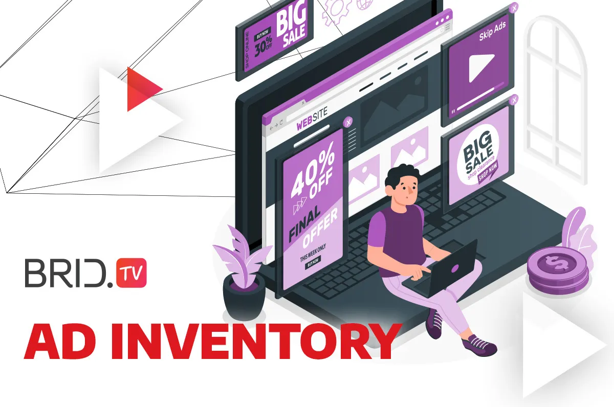 What is video ad inventory by BridTV