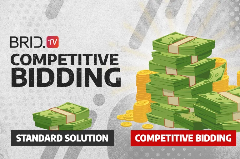 Competitive bidding at BridTV