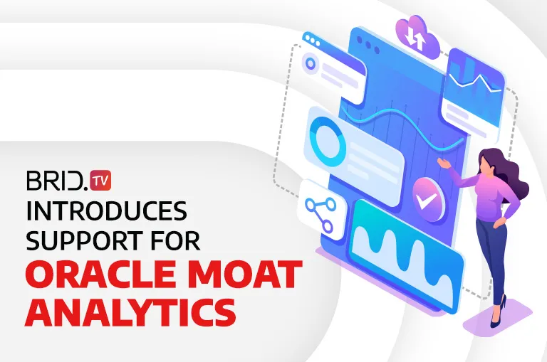 Oracle Moat Analytics support at bridtv