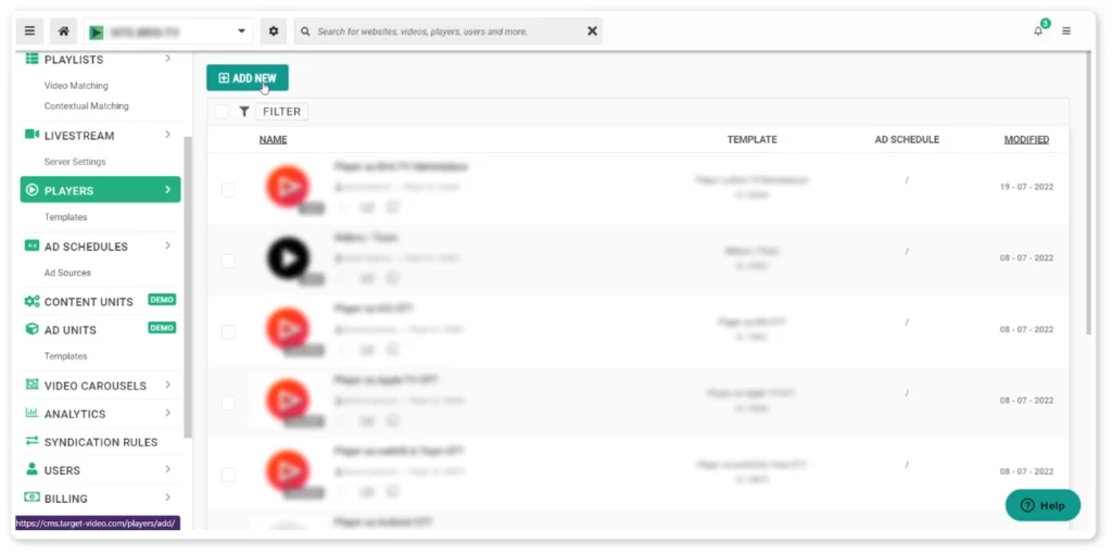 Floating Video Player Setup