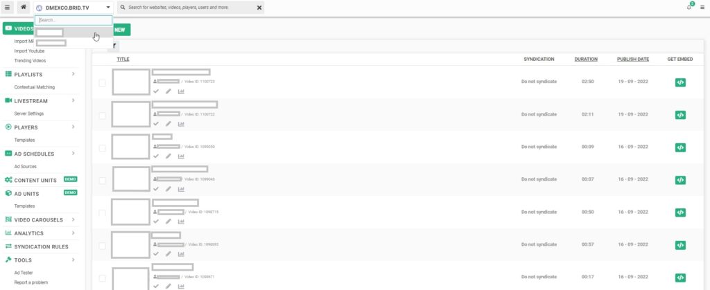 how to piut video ads on your website step 1
