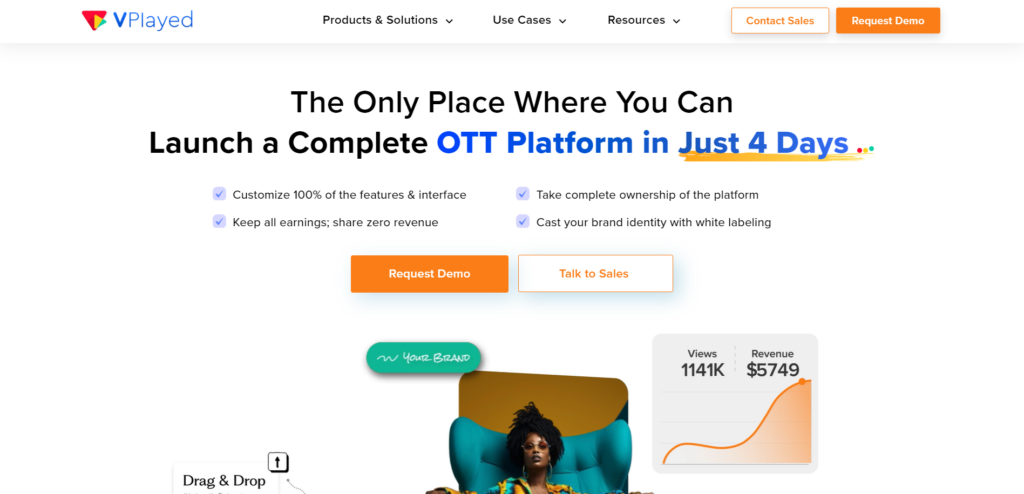 vplayed landing page